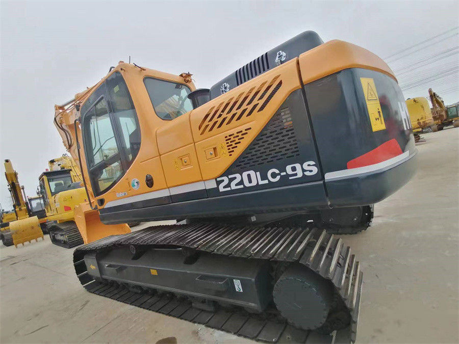 韓国は22トンのヒュンダイの掘削機220lc-9sの働く重量を掘削機クローラー使用した