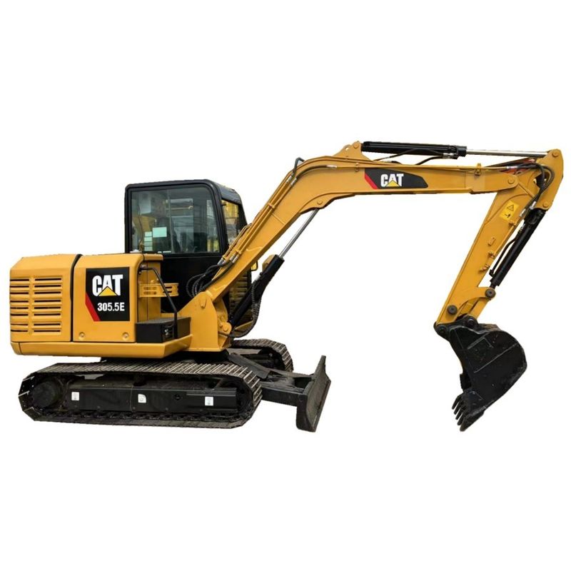 305.5E2 中古キャタピラー ショベル 5.5 トン ミニ油圧クローラー ショベル