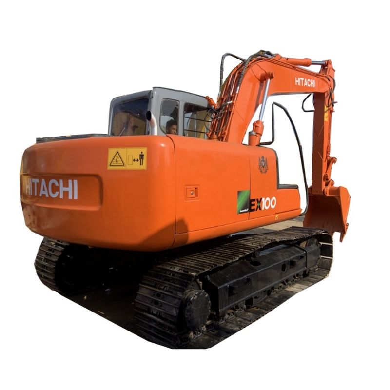 使用された日立掘削機EX100 5ミディ秒針の油圧掘削機10トン