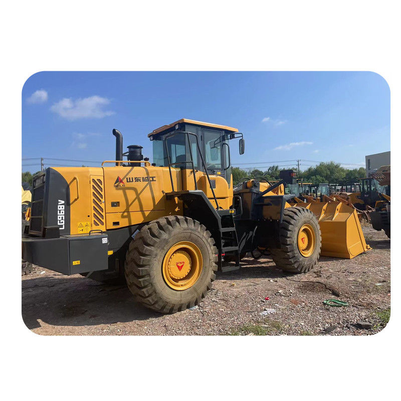 中国 原産 SDLG LG968V 中古車輪装荷機 6トン 中古フロントエンド装荷機