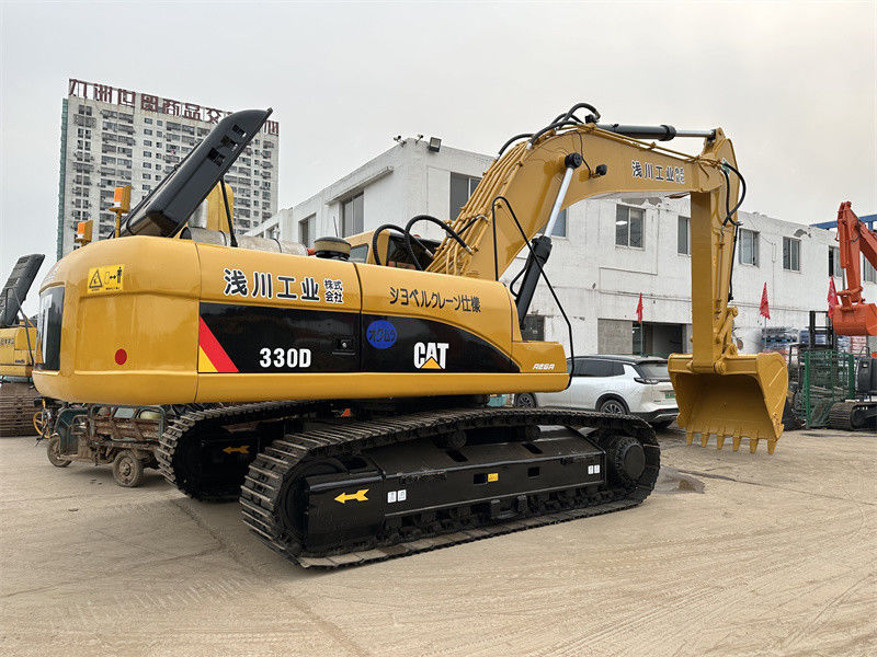 大規模な建設プロジェクトのために使用されたキャターピラー CAT 330D クローラー掘削機 30 トン