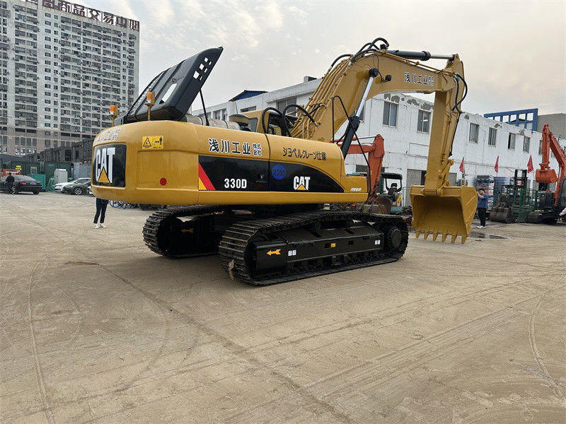 大規模な建設プロジェクトのために使用されたキャターピラー CAT 330D クローラー掘削機 30 トン