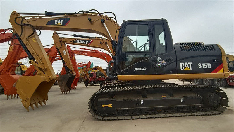 使用済みキャット掘削機 315D 清掃用 15 トンの掘削機 キャット 315