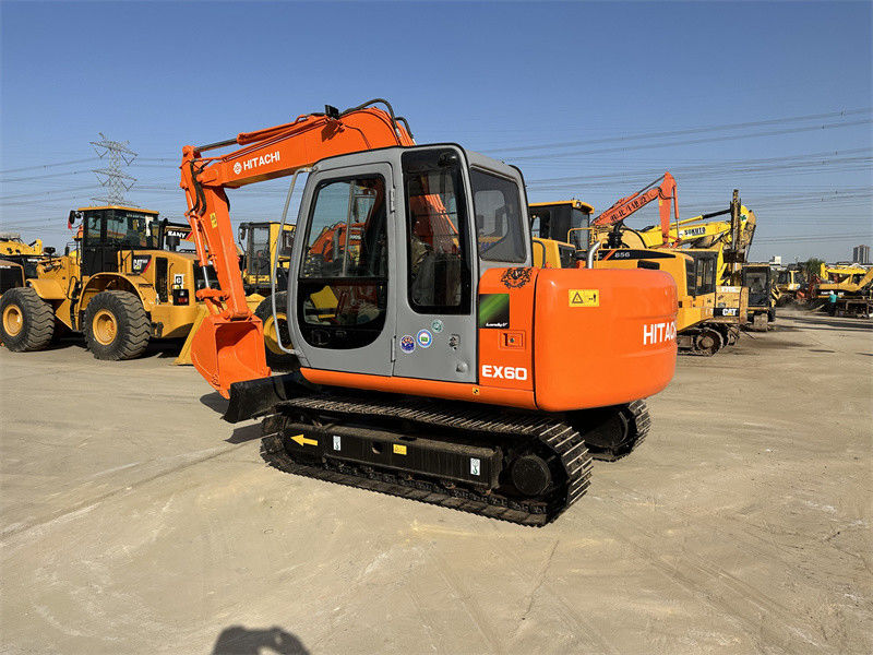 Ex60-5 中古ヒタチ掘削機 ミニ 中古掘削機 6トンのヒタチ60