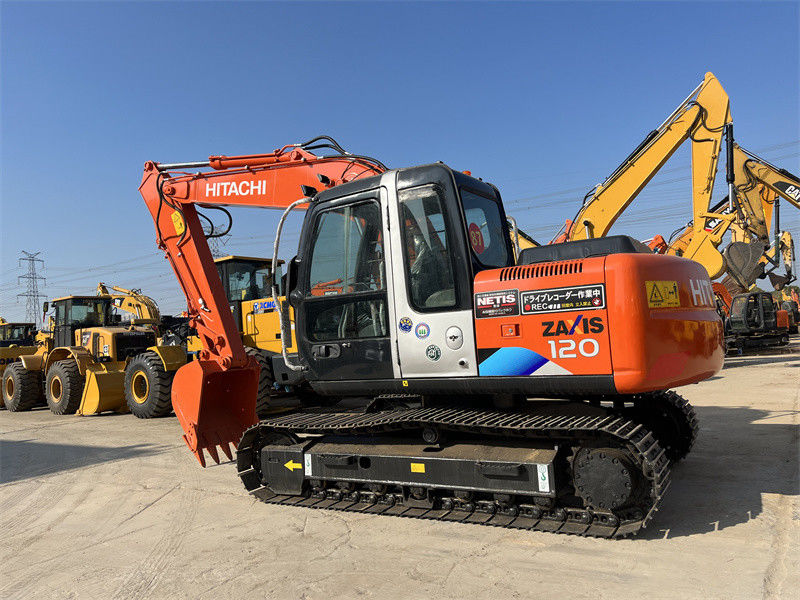 12トン 中古ヒタチZX120掘削機 日本 原産地 中古ヒタチZX120鉱山掘削機