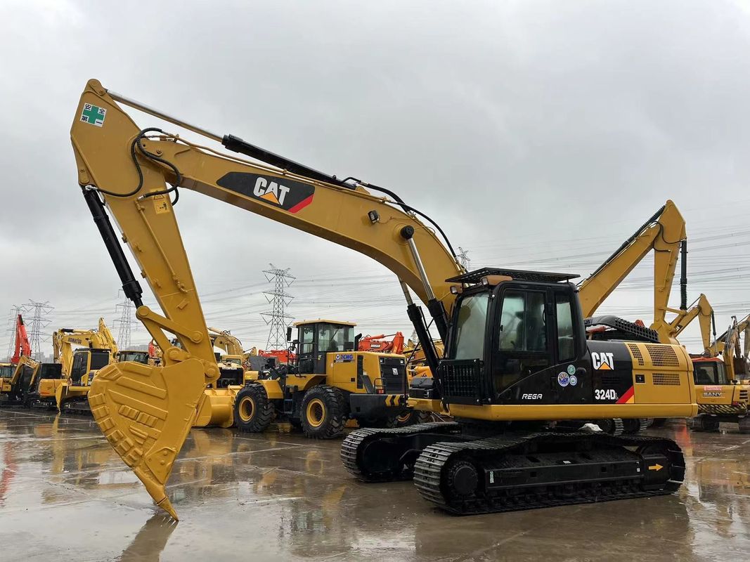 重荷用 CAT 324DL クローラー掘削機 カタピラーブレーカー ハンマーライン 強力なエンジン