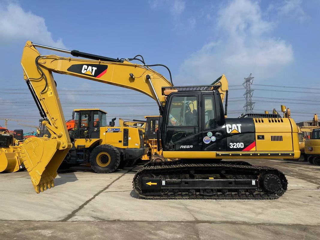 中古キャタピラー320D掘削機 3066エンジンの注入 20トンの中型 CAT 320掘削機