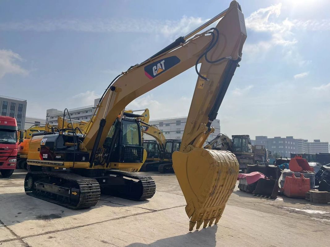 中古キャタピラー320D掘削機 3066エンジンの注入 20トンの中型 CAT 320掘削機