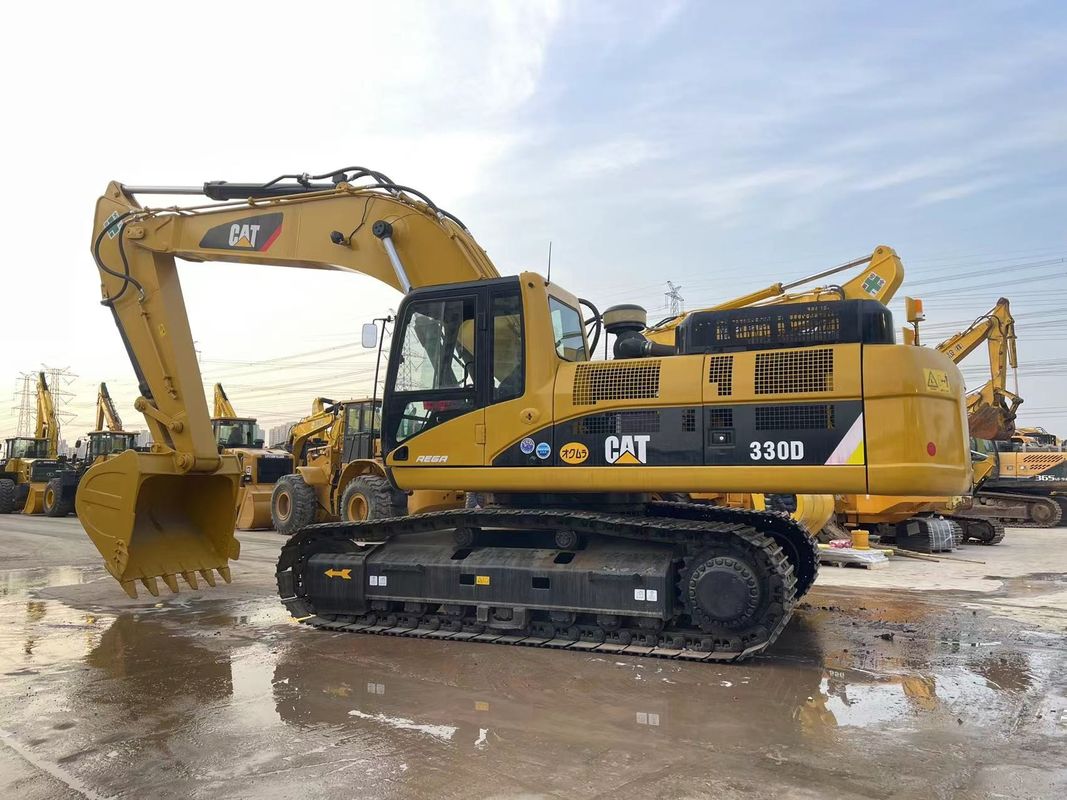 中古の掘削機 キャターピラー 330D 30トン大型猫掘削機 状態良好