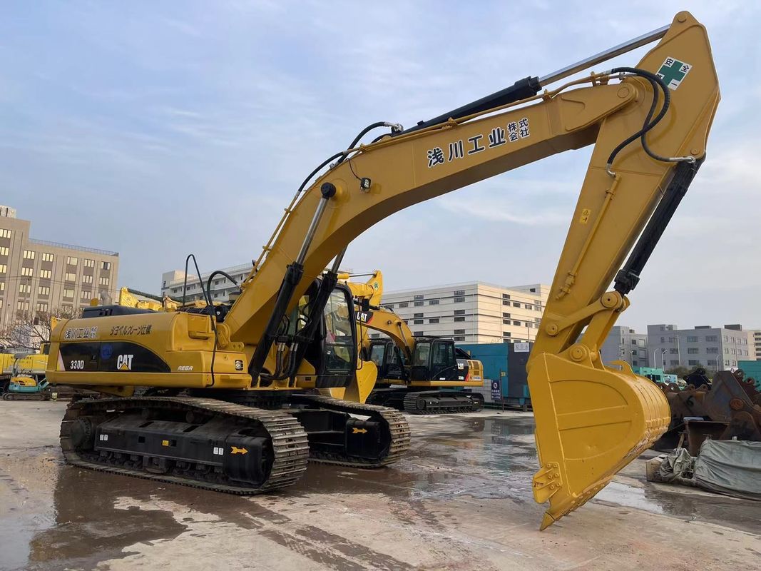 中古の掘削機 キャターピラー 330D 30トン大型猫掘削機 状態良好