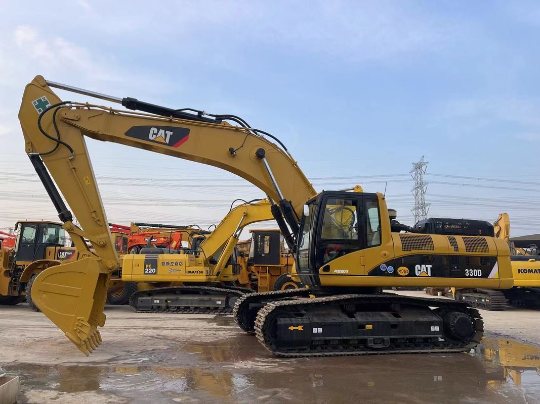 中古の掘削機 キャターピラー 330D 30トン大型猫掘削機 状態良好