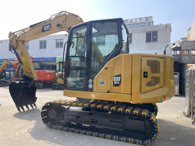 新しいモデル 中古 CAT 307.5 ミニ掘削機 カタピラー 306 307 308 クローラー掘削機