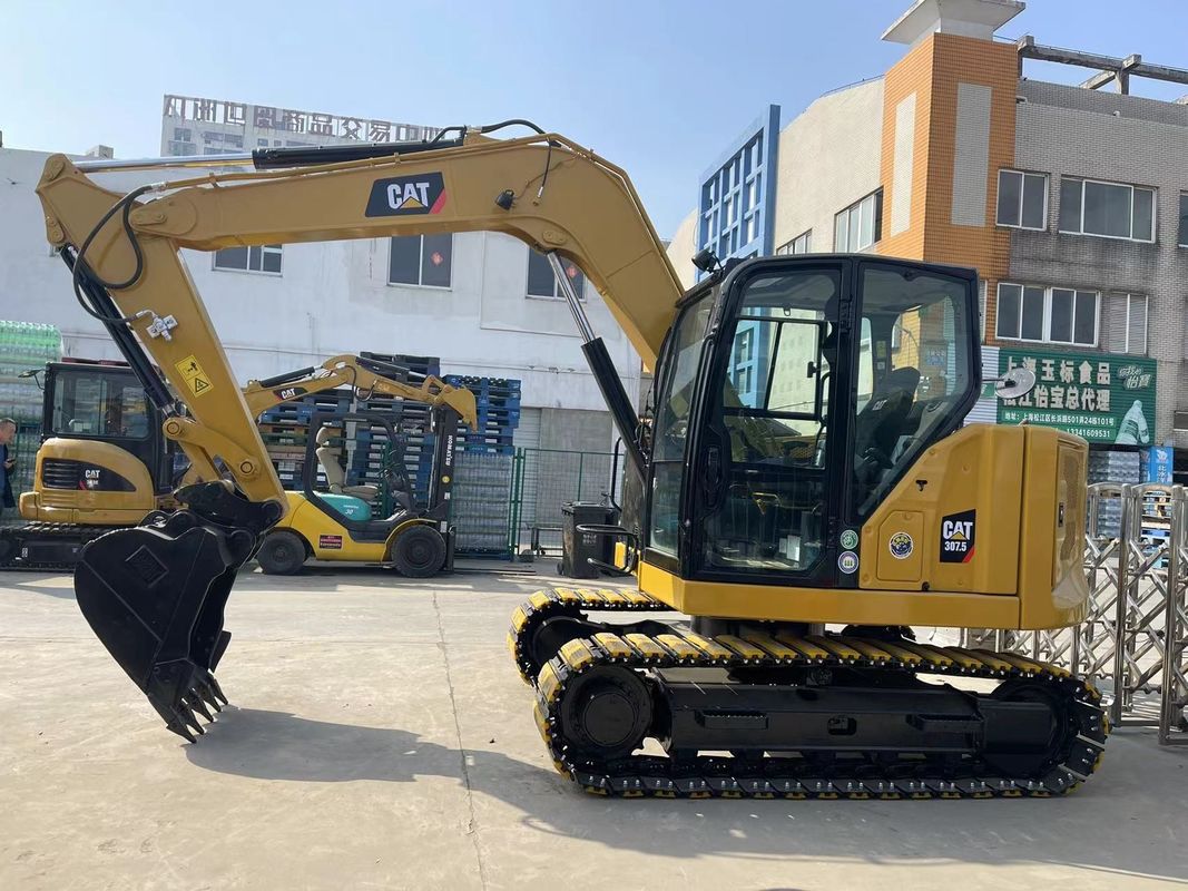 使用されたカターピラー 307.5 エグババター 0.33 M3 ビックル容量 建設プロジェクト