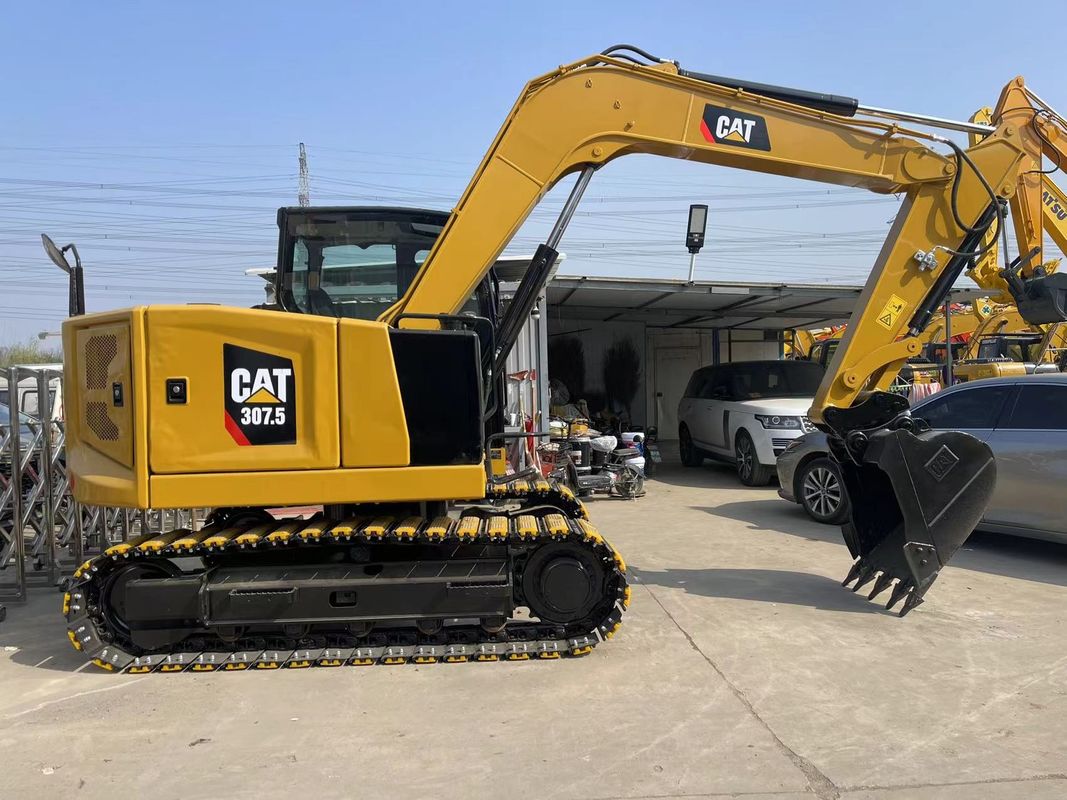 使用されたカターピラー 307.5 エグババター 0.33 M3 ビックル容量 建設プロジェクト