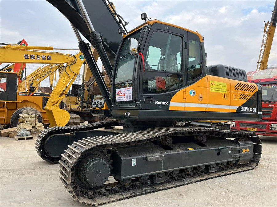 低時間 2020 Hyundai 305LC 9T エグババター と 1.38 M3 レファレンス バケット容量