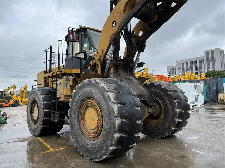 元の色 CAT 986H フロントホイールローダー 強力なエンジンC15