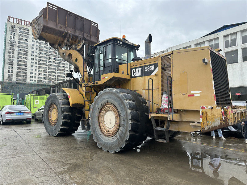 オリジナルの使用済み CAT 986H ホールローダー カタピラー CAT 986 大きなフロントエンドローダー