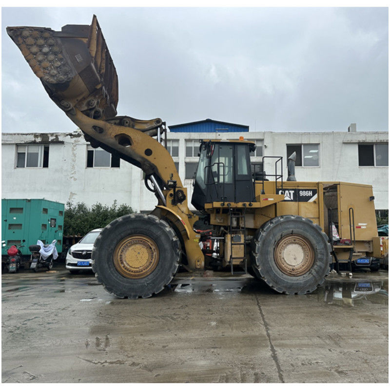 オリジナルの使用済み CAT 986H ホールローダー カタピラー CAT 986 大きなフロントエンドローダー