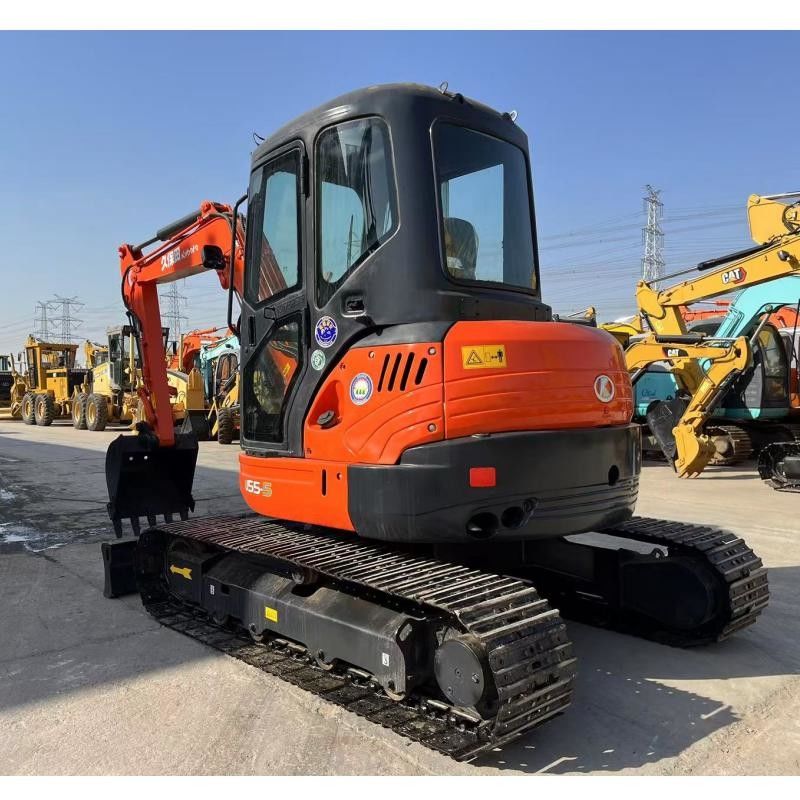 Kubota KX155 日本 掘削機 36.5 KN 建設用バケツ掘削力