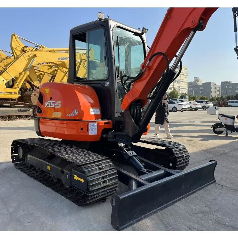 Kubota KX155 日本 掘削機 36.5 KN 建設用バケツ掘削力