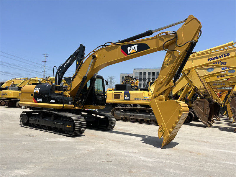 良い状態で 20トンの中型掘削機 中古キャタピラー 320d掘削機 販売