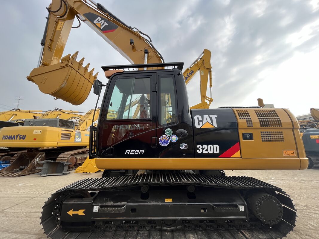 油圧ポンプとモーター付き、高品質20トンCAT 320Dクローラー油圧ショベル中古販売