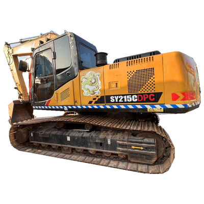掘削機のSany中古油圧Sy215cの黄色い構造