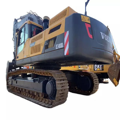 油圧使用されたボルボの掘削機のボルボEc480のスウェーデンのブランドの大きいクローラー掘削機48トン