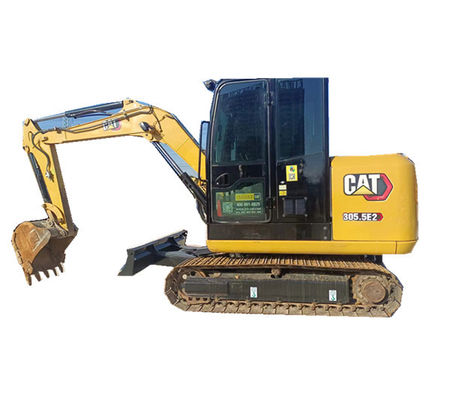秒針の幼虫CAT 305.5 E2 305 CATのクローラー掘削機