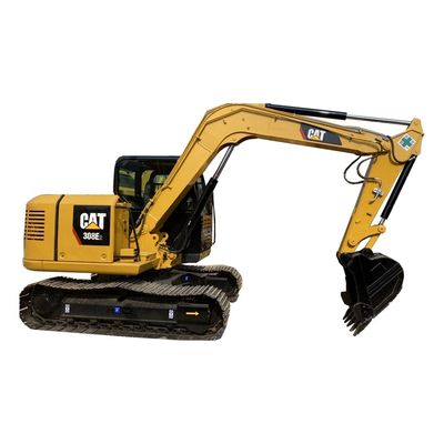 308E2幼虫によって使用されるCATの掘削機の小型油圧クローラー掘削機8トン
