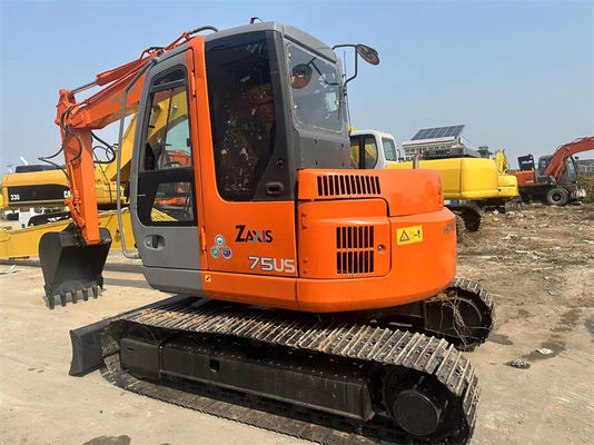 中古ヒタチZX75USミニ掘削機 中古7.5トンのヒタチZX75ミニ掘削機掘削機