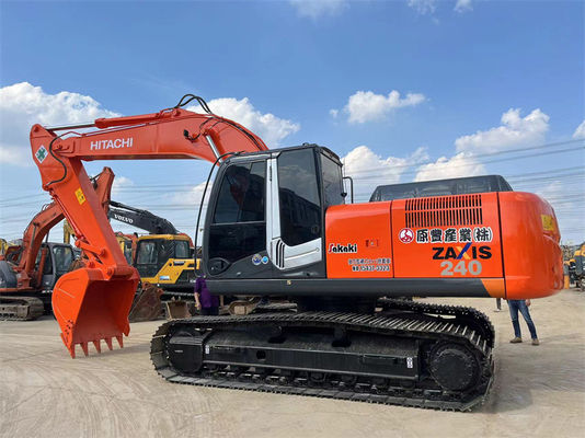 中古ヒタチZX240掘削機 オリジナル 中古日本掘削機 24トンの中型掘削機