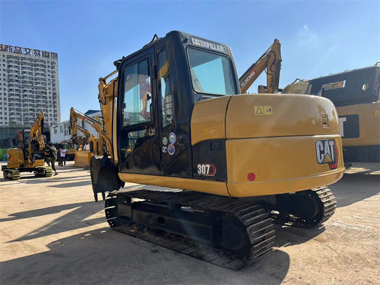 中古キャット307D掘削機 7トンのカターピラー307 クローラーミニ掘削機