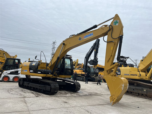 中古の掘削機 ラターピラー 323d掘削機 23トンの中型キャット掘削機