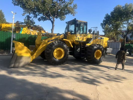 良い状態で使用済み コマツー WA470-6 車輪ロード機 中古ロード機