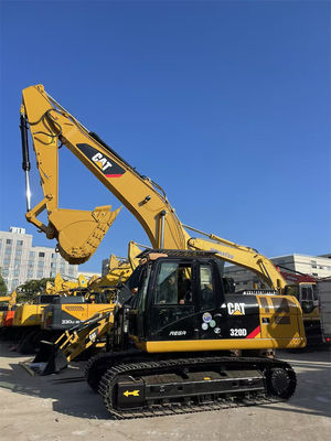 20トンの中古CAT 320D油圧ショベル 低稼働時間の、中古キャタピラー油圧ショベル